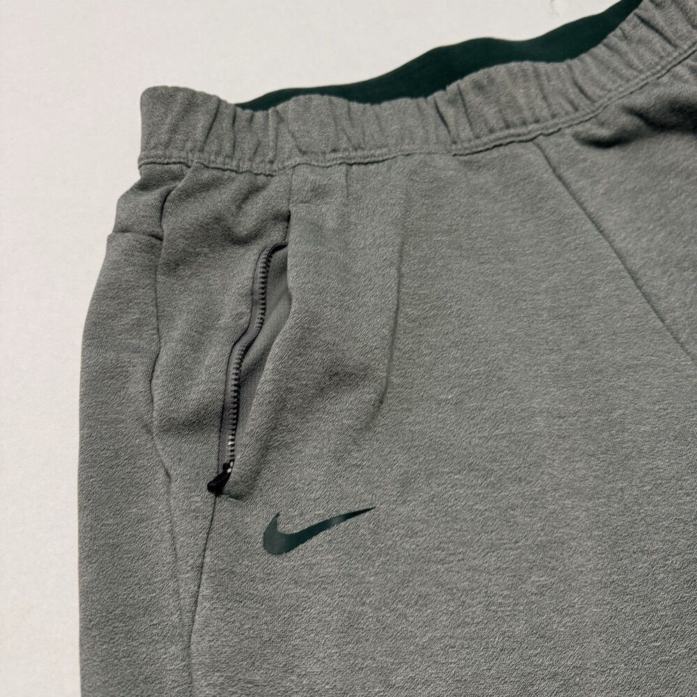 Nike Dri-Fit Jogger Sweatpants Men’s Large Grey MSU Spartans Side Leg Zippers - Picture 3 of 13